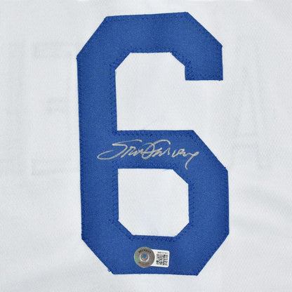 Steve Garvey Autographed Los Angeles (White #6) Jersey - JSA