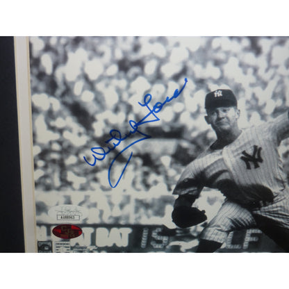 WHITEY FORD Autographed New York Yankees Deluxe Framed 8x10 Photo