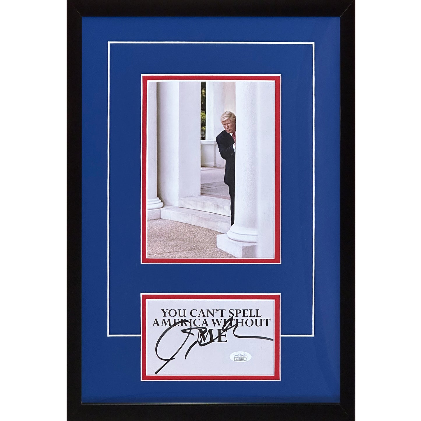 Alec Baldwin Autographed Donald Trump "Signature Series" Frame - JSA