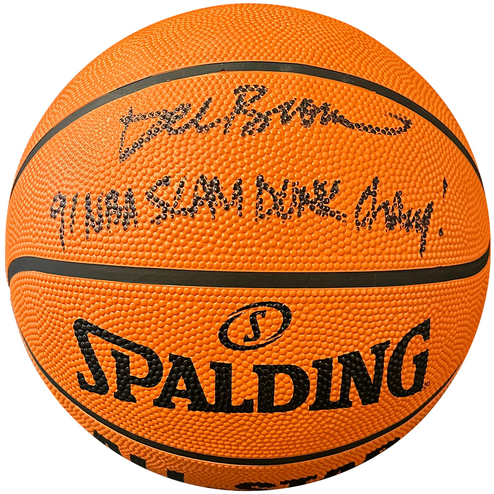 Dee Brown Autographed NBA Basketball w/ 1991 Slam Dunk Champ - JSA