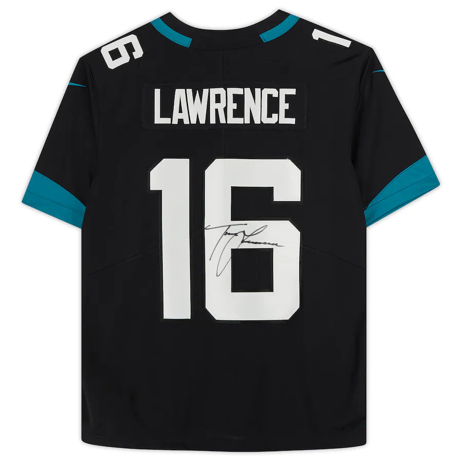 Trevor Lawrence Autographed Jacksonville Jaguars (Black #16) Nike Jersey Fanatics