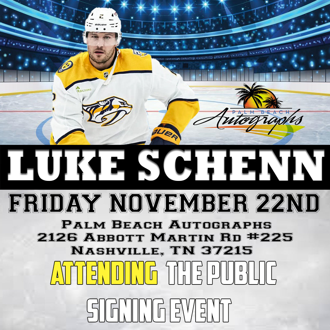 LUKE SCHENN AUTOGRAPH - Nashville In-Store Public Signing - November  22nd, 2024