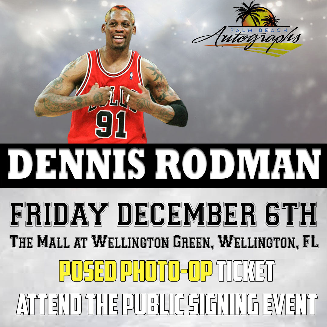 DENNIS RODMAN Photo Op - Wellington In-Store Public Signing - December 6th, 2024