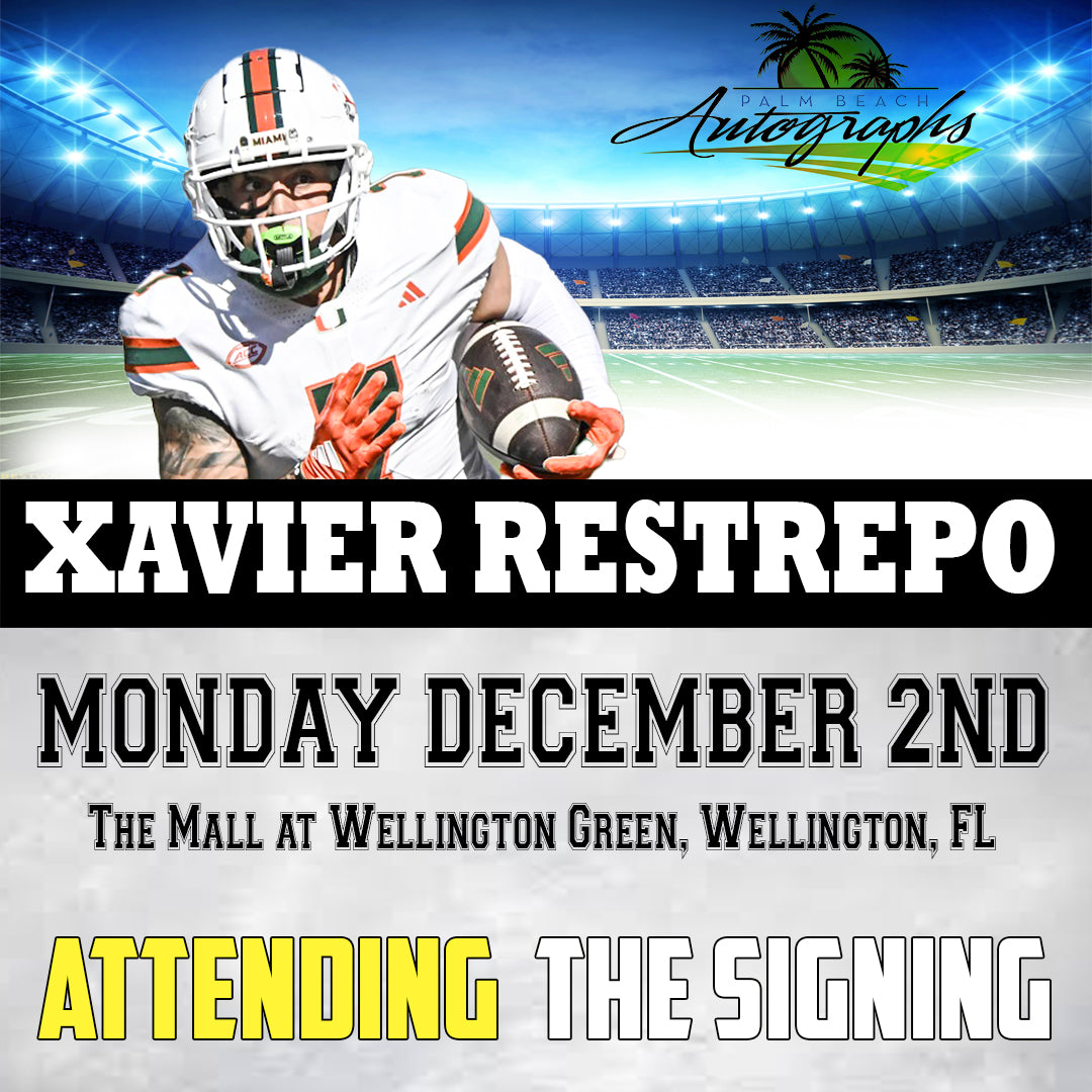 XAVIER RESTREPO AUTOGRAPH EVENT - Wellington In-Store Public Signing - December 2nd 2024