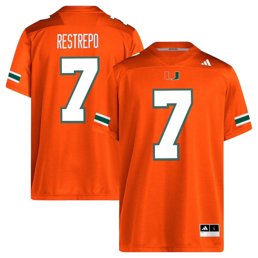 PRESALE - XAVIER RESTREPO AUTOGRAPHED HURRICANES AUTHENTIC JERSEY