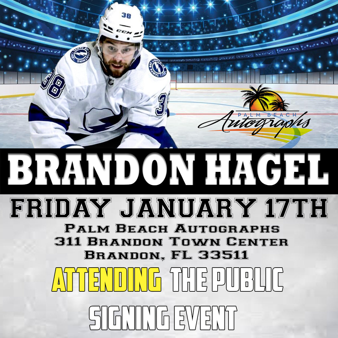 BRANDON HAGEL AUTOGRAPH EVENT - Brandon In-Store Public Signing - January 17th, 2025