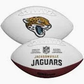 PRESALE - BRIAN THOMAS JR. AUTOGRAPHED JAGUARS LOGO WHITE PANEL FOOTBALL