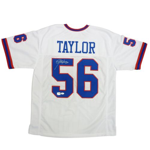 PRESALE - LAWRENCE TAYLOR AUTOGRAPHED NEW YORK GIANTS CUSTOM WHITE JERSEY