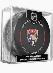 PRESALE - UVIS BALINSKIS AUTOGRAPHED PANTHERS AUTHENTIC GAME PUCK