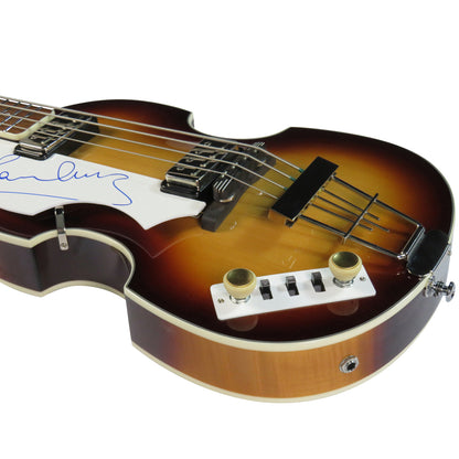 Paul McCartney Autographed Hoffner Left Handed Bass Guitar - JSA , BAS , Caiazzo