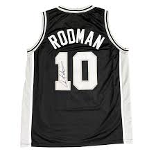 PRESALE - Dennis Rodman Signed Custom Spurs Jersey