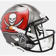 PRESALE - MIKE ALSTOTT AUTOGRAPHED TAMPA BAY BUCS FULL SIZE REPLICA HELMET