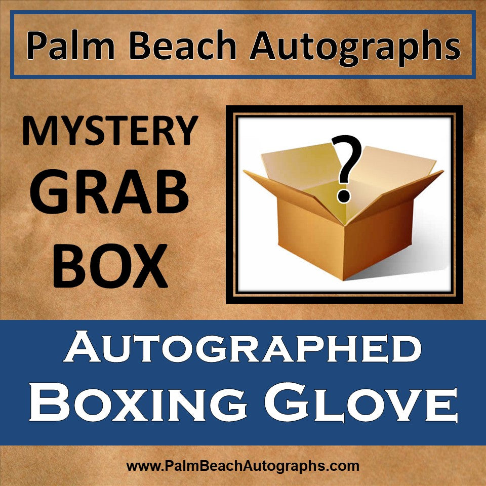 MYSTERY GRAB BOX - Autographed Boxing Glove