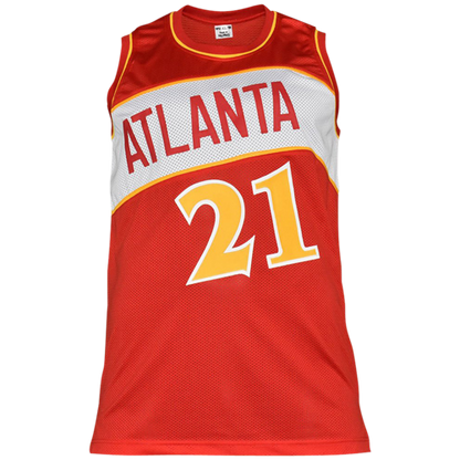Atlanta Hawks Dominique Wilkins Autographed Red Jersey Beckett BAS Witness  Stock #207966 - Mill Creek Sports