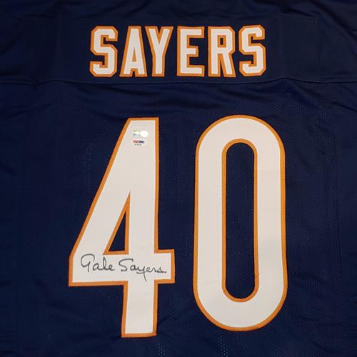 Gale Sayers Signed Custom Chicago newest Bears Jersey (JSA) Size XL