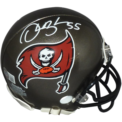 Derrick Brooks Autographed Tampa Bay Buccaneers Mini Helmet - Beckett