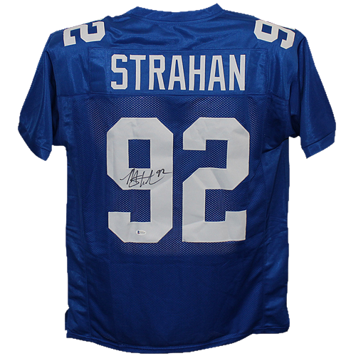 Michael Strahan Autographed New York Giants (Blue #92) Jersey - JSA – Palm  Beach Autographs LLC