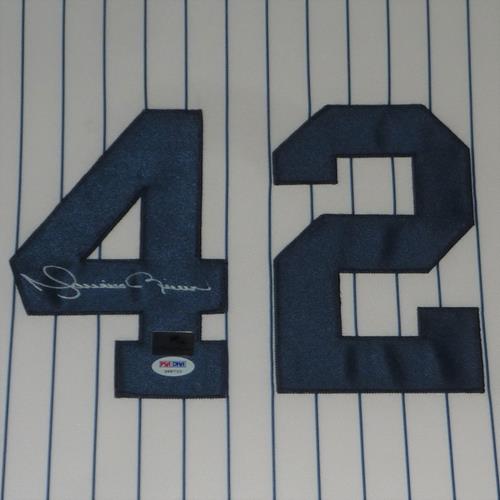 New York Yankees Mariano Rivera Fanatics Authentic Game-Used #42 Gray Jersey  from the 2011 MLB