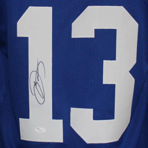 Odell Beckham Jr. Autographed New York Giants (Blue #13) Jersey