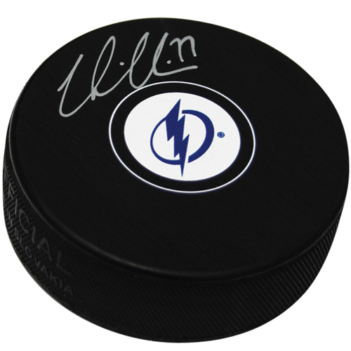 Victor Hedman Autographed Tampa Bay Lightning Hockey Puck - JSA