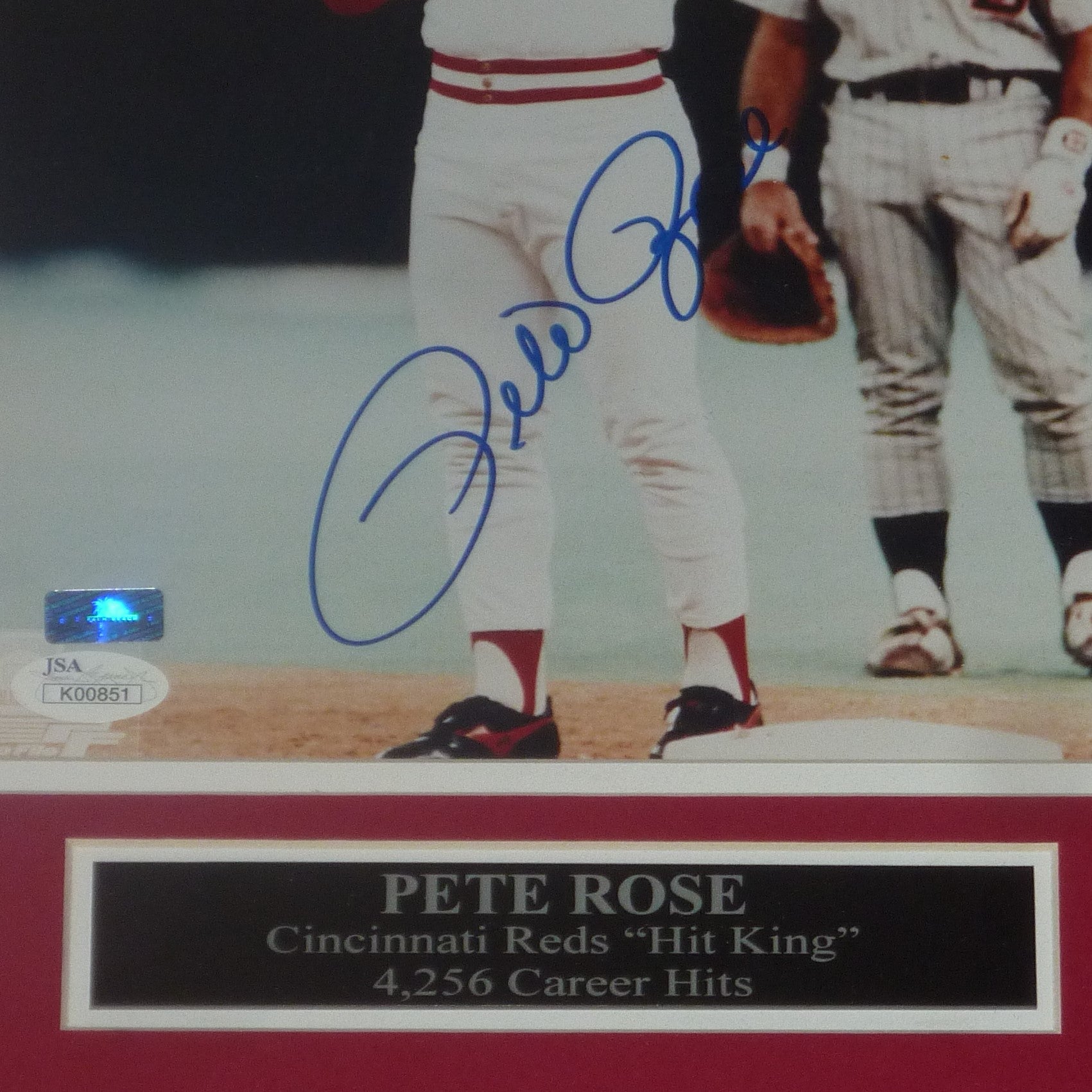 PETE ROSE AUTOGRAPHED 2024 PHOTO FOR 4192 HITS