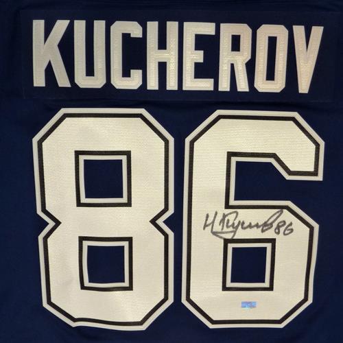 Nikita Kucherov Tampa Bay Lightning Autographed Signed Adidas Jersey