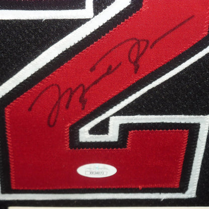 Michael Jordan White Chicago Bulls Autographed Nike Jersey - Upper Deck