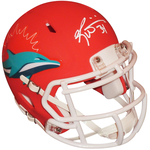 Ricky Williams Autographed Miami Dolphins (Amp Alternate) Mini Helmet