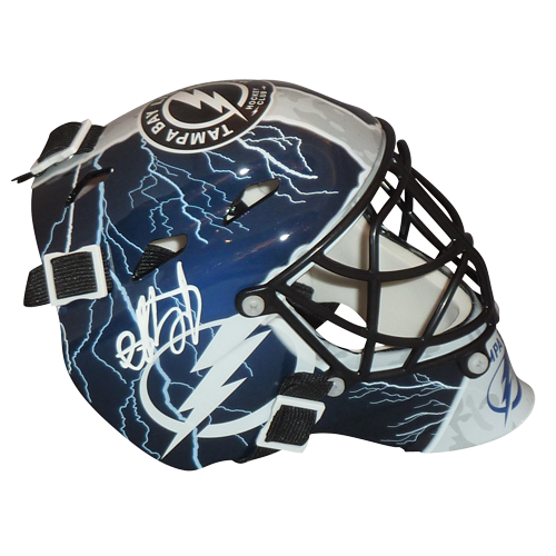 Andrei Vasilevskiy Autographed Tampa Bay Lightning Mini Goalie Mask - JSA Witness