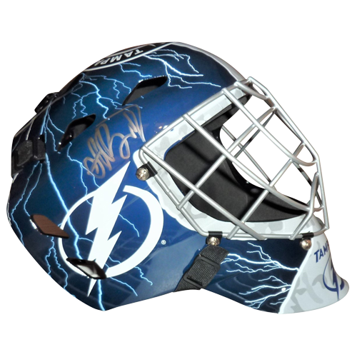 Andrei Vasilevskiy Autographed Tampa Bay Lightning Full-Size Goalie Mask - JSA Witness