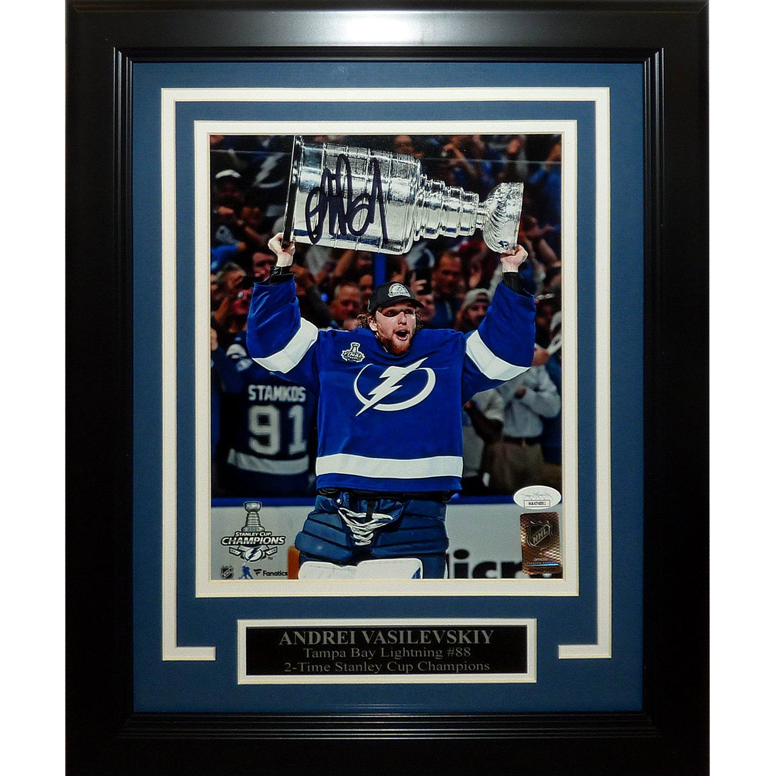 Steven Stamkos // Tampa Bay Lightning // Autographed Jersey Number Display  - Autograph Authentic - Touch of Modern