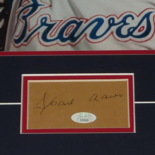 Hank Aaron Autographed Atlanta Braves 715th Home Run Sports