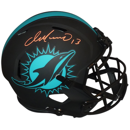 Dan Marino Autographed Miami Dolphins (ECLIPSE Alternate) Deluxe Full-Size Replica Helmet - Beckett