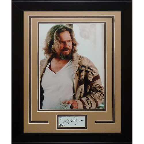 Jeff Bridges Autographed The Big Lebowski Signature Series Frame - JSA