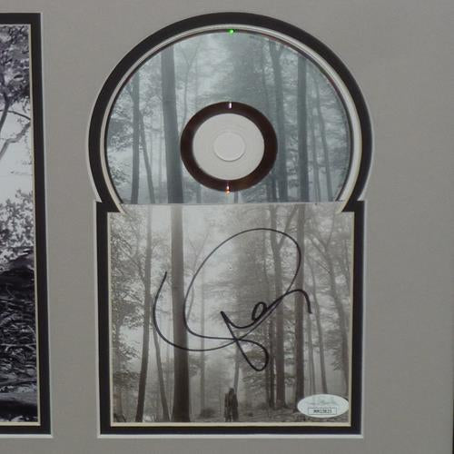 Framed Signed Taylor Swift Folklore Autographed hotsell CD Music