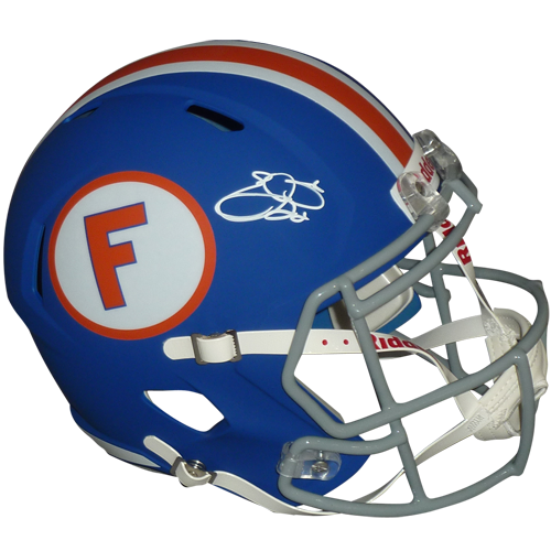 Emmitt Smith Autographed Florida Gators (Blue Alternate) Deluxe Full-S –  Palm Beach Autographs LLC