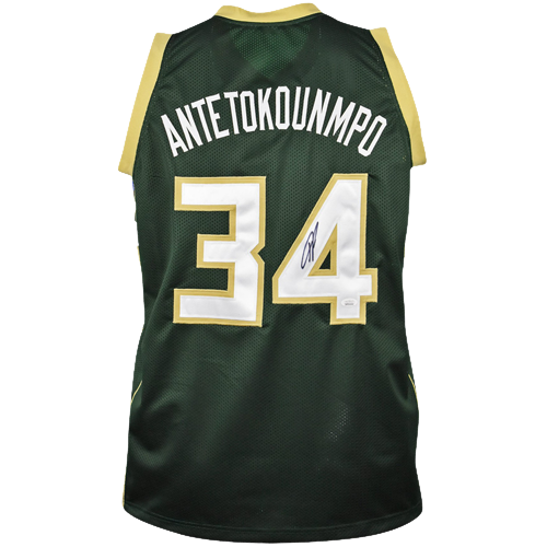 Giannis Antetokounmpo Milwaukee Bucks Green Jersey