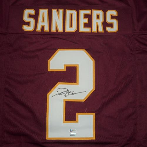 Deion Sanders Autographed Jerseys, Signed Deion Sanders Inscripted