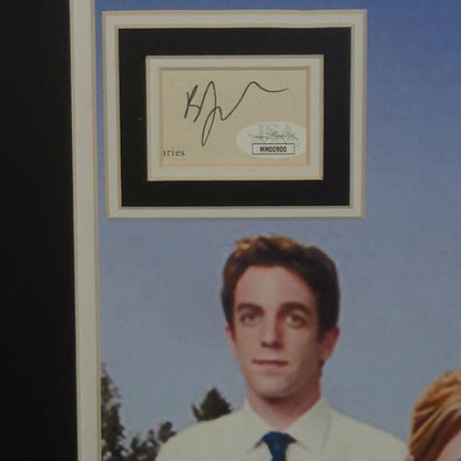 The Office Full-Size TV Poster Deluxe Framed with 5 Cast Autographs - JSA