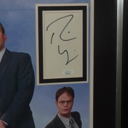 The Office Full-Size TV Poster Deluxe Framed with 5 Cast Autographs - JSA