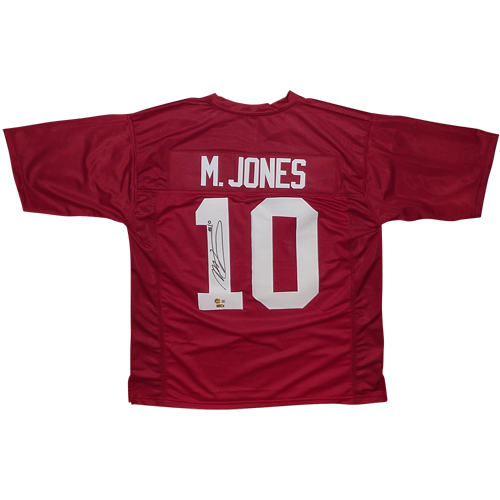 Mac Jones Autographed Alabama Crimson 10 Custom Jersey Beckett Palm Beach Autographs LLC