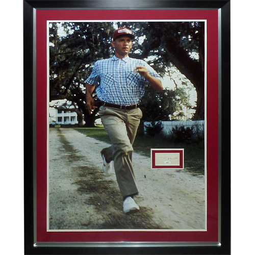 Tom Hanks Autographed Forrest Gump Running Deluxe Framed Large Poster with Signature - JSA