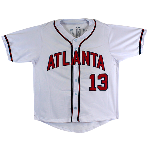 Ronald Acuna Jr Signed Atlanta Braves Red Baseball Custom Jersey JSA  Certified