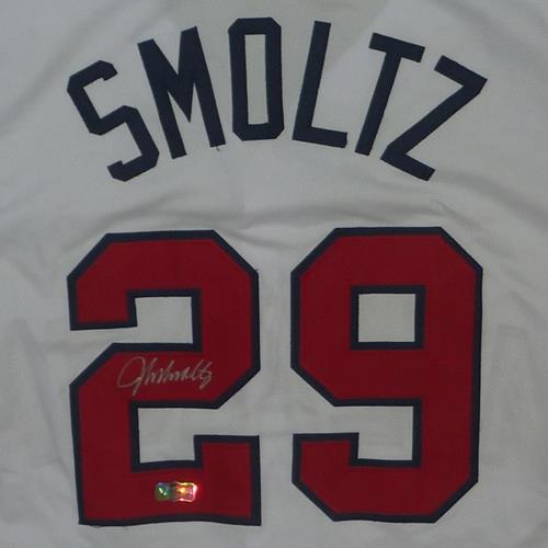 John smoltz autographed store jersey