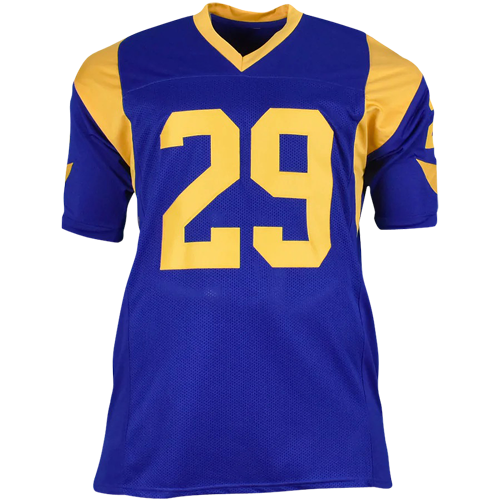 Eric Dickerson Autographed Los Angeles Rams (Blue #29) Custom Jersey w –  Palm Beach Autographs LLC