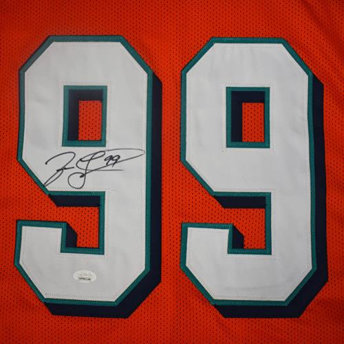 Jason Taylor signed on sale custom jersey