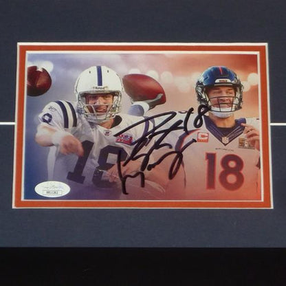 Peyton Manning Denver Broncos Autographed Framed