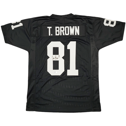 Sold at Auction: Oakland Raiders Tim Brown Autographed Jersey