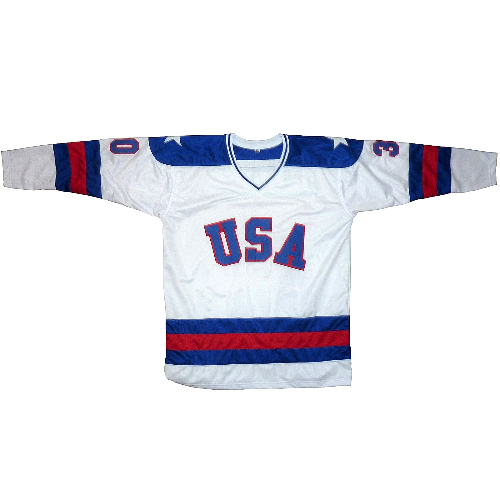 Jim Craig Autographed USA Hockey (White #30) Custom Stitched Jersey wi –  Palm Beach Autographs LLC