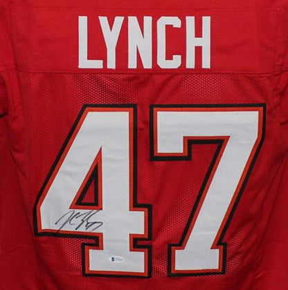 47 John Lynch Jersey Mens 2XL Red Football oddball Bucs colors DA Atheltic  |